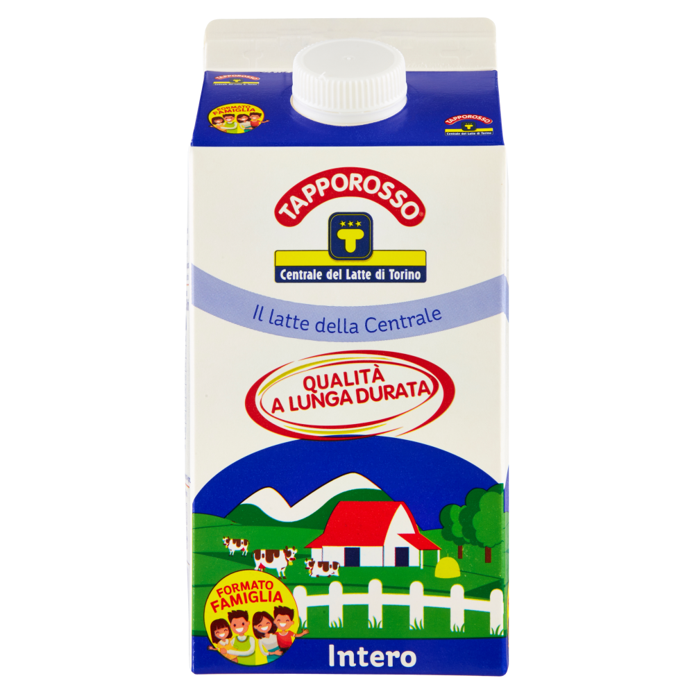 Centrale del Latte di Torino Tapporosso Qualit&agrave; a Lunga Durata Intero 1,5 litri