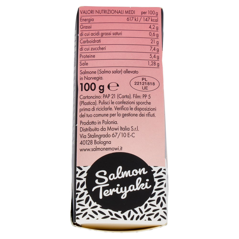Mowi Onigiri Salmon Teriyaki 100 g
