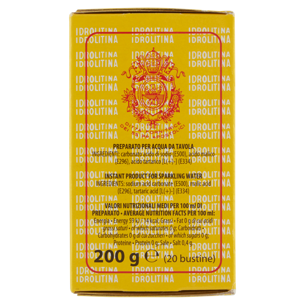 ristora Idrolitina Preparato per Acqua da Tavola 20 buste 200 g