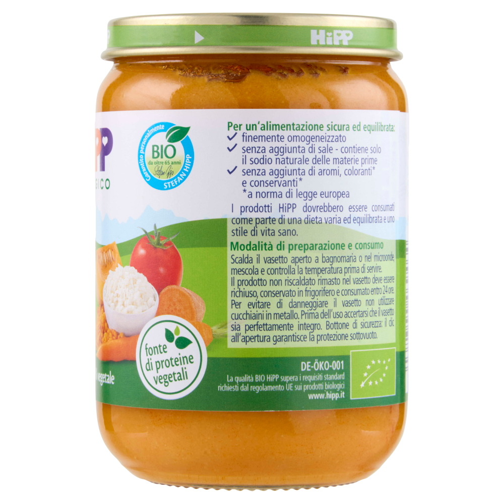 HiPP Biologico Crema di Riso con Lenticchie e Verdure 190 g