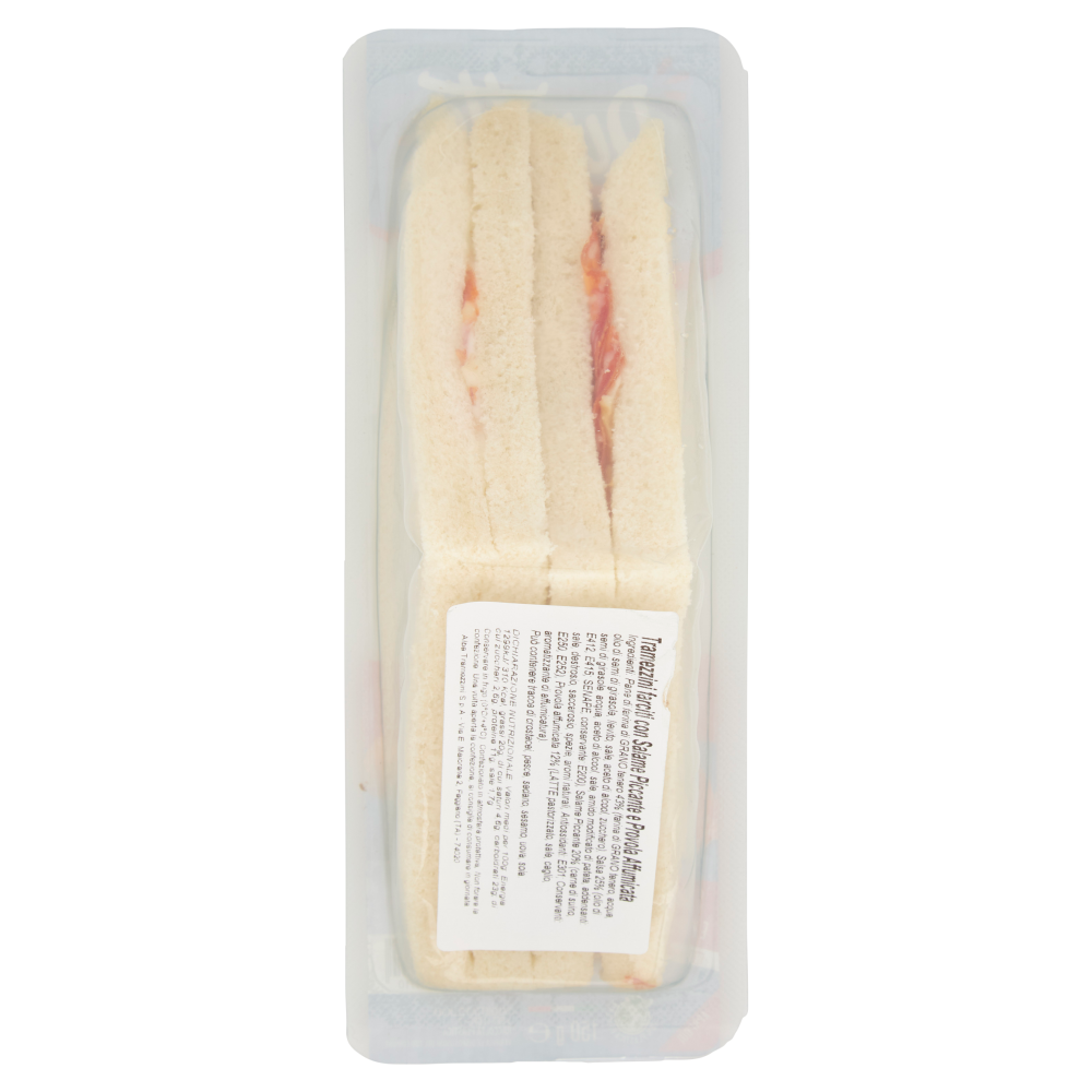 alba Tramezzini Duetto alla Calabrese Salame Piccante e Provola Affumicata 150 g