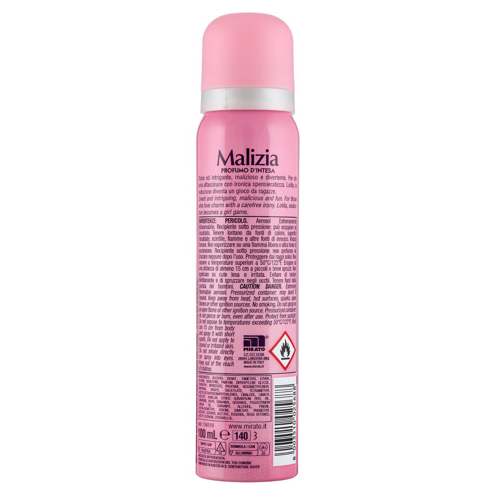 Malizia Profumo d'Intesa Lolita Seduction Parfum Deodorant 100 mL