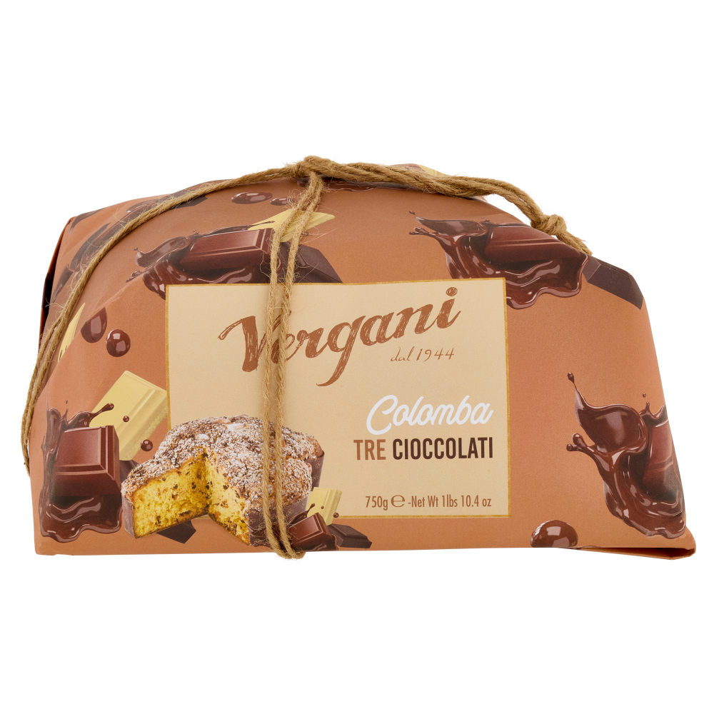 Vergani Colomba Tre Cioccolati 750 g