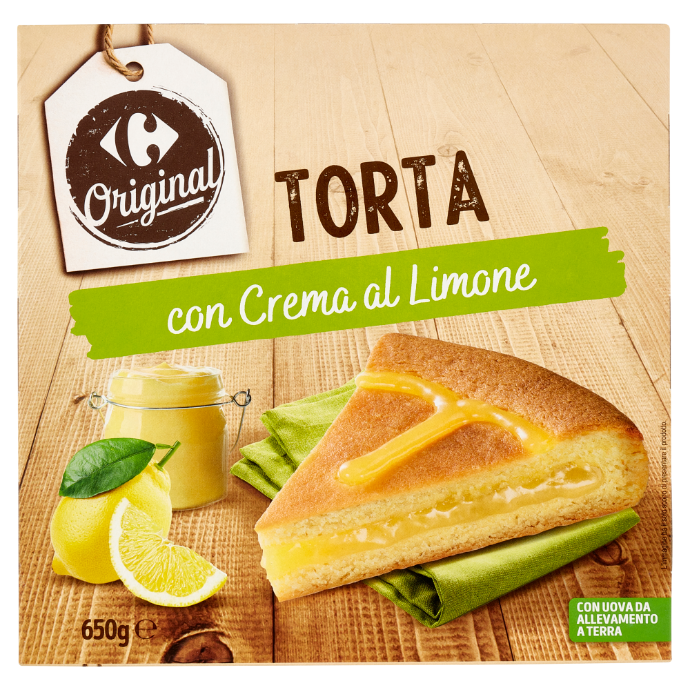 Carrefour Original Torta con crema al Limone 650 g