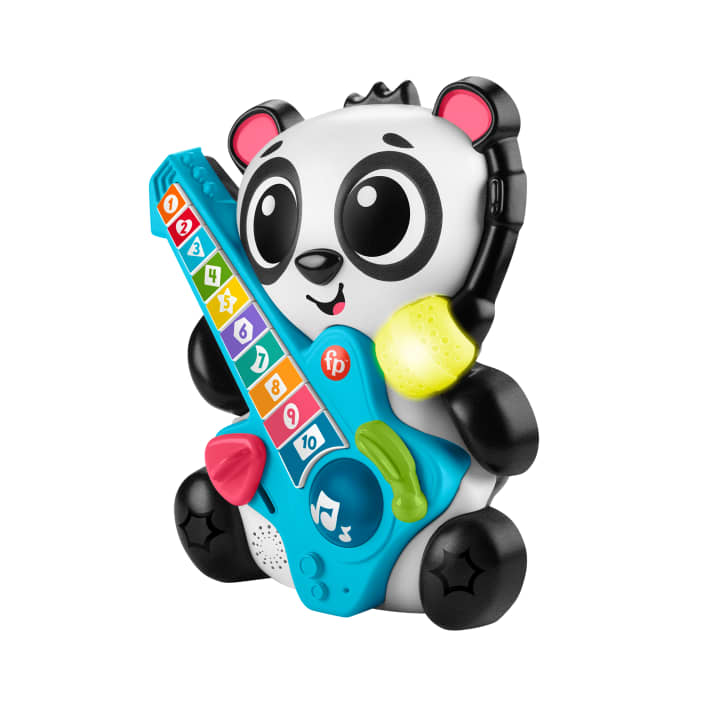 Fisher-Price Link Squad Animal Band Gina La Pandina Impariamo A Contare, Giocattolo Per L'Apprendimento Per Neonati Con Musica E Luci, Versione Italiana