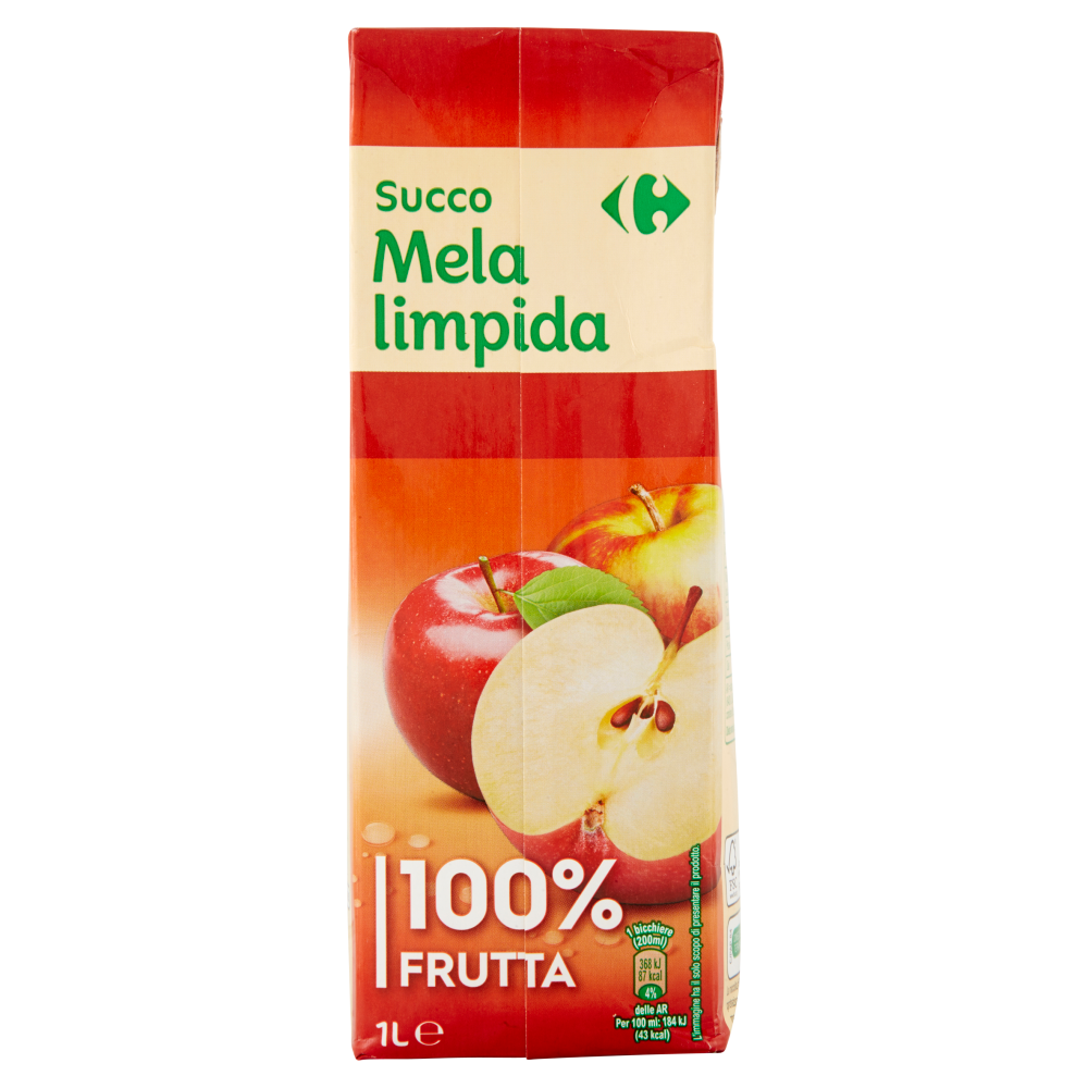 Carrefour Succo Mela limpida 1 L