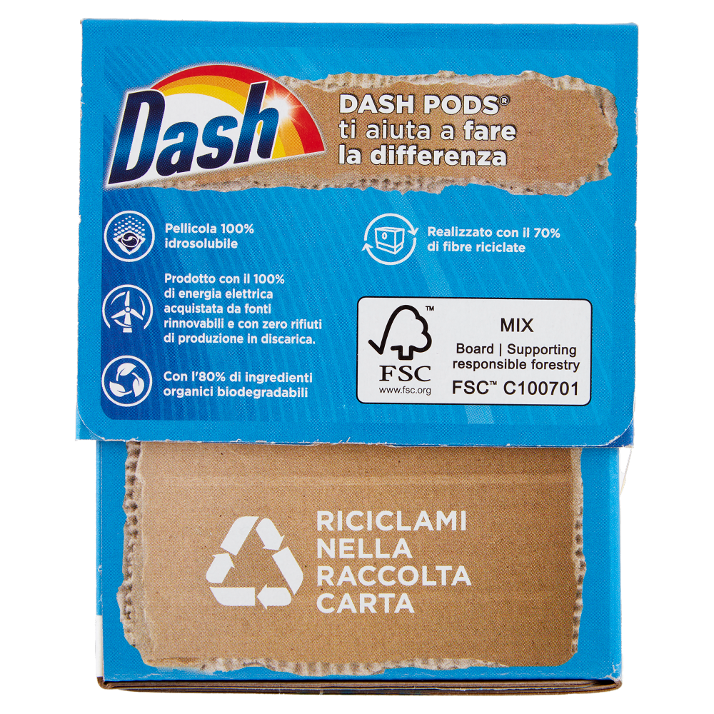 Dash Pods Detersivo Lavatrice In Capsule, 62 Lavaggi, Azione Igienizzante  Per Capi Colorati, Pulito Per La Rimozione Di Sporco E Batteri, Efficace  Anche a Bassa Temperatura : : Salute e cura della