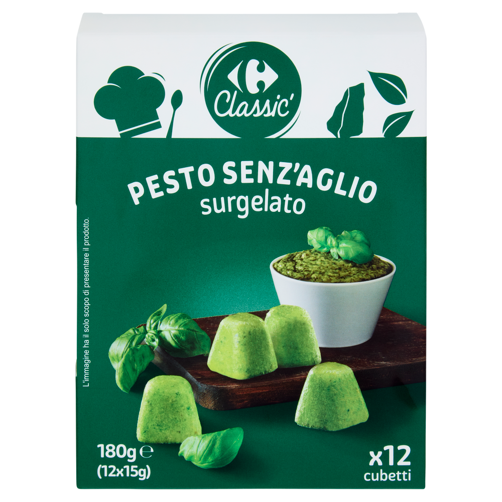 Carrefour Classic Pesto Senz'Aglio surgelato 12 x 15 g