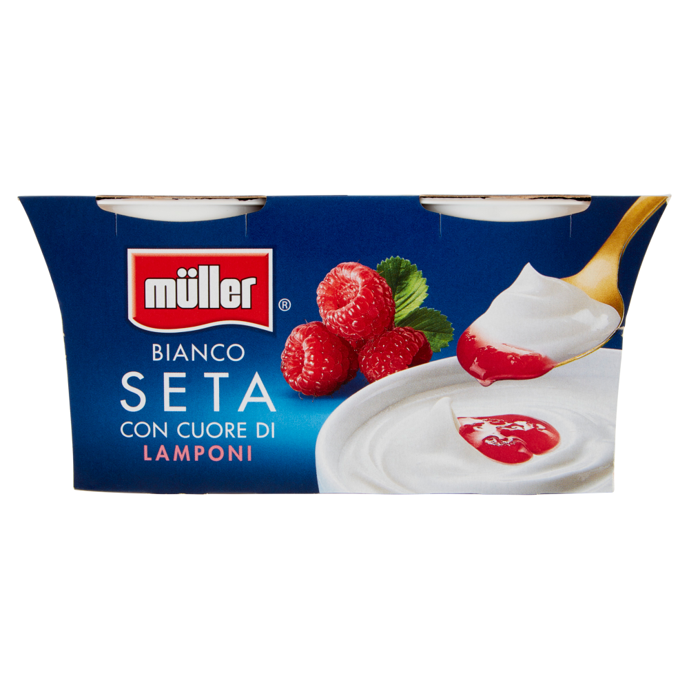 müller Bianco Seta con Cuore di Lamponi 2 x 125 g