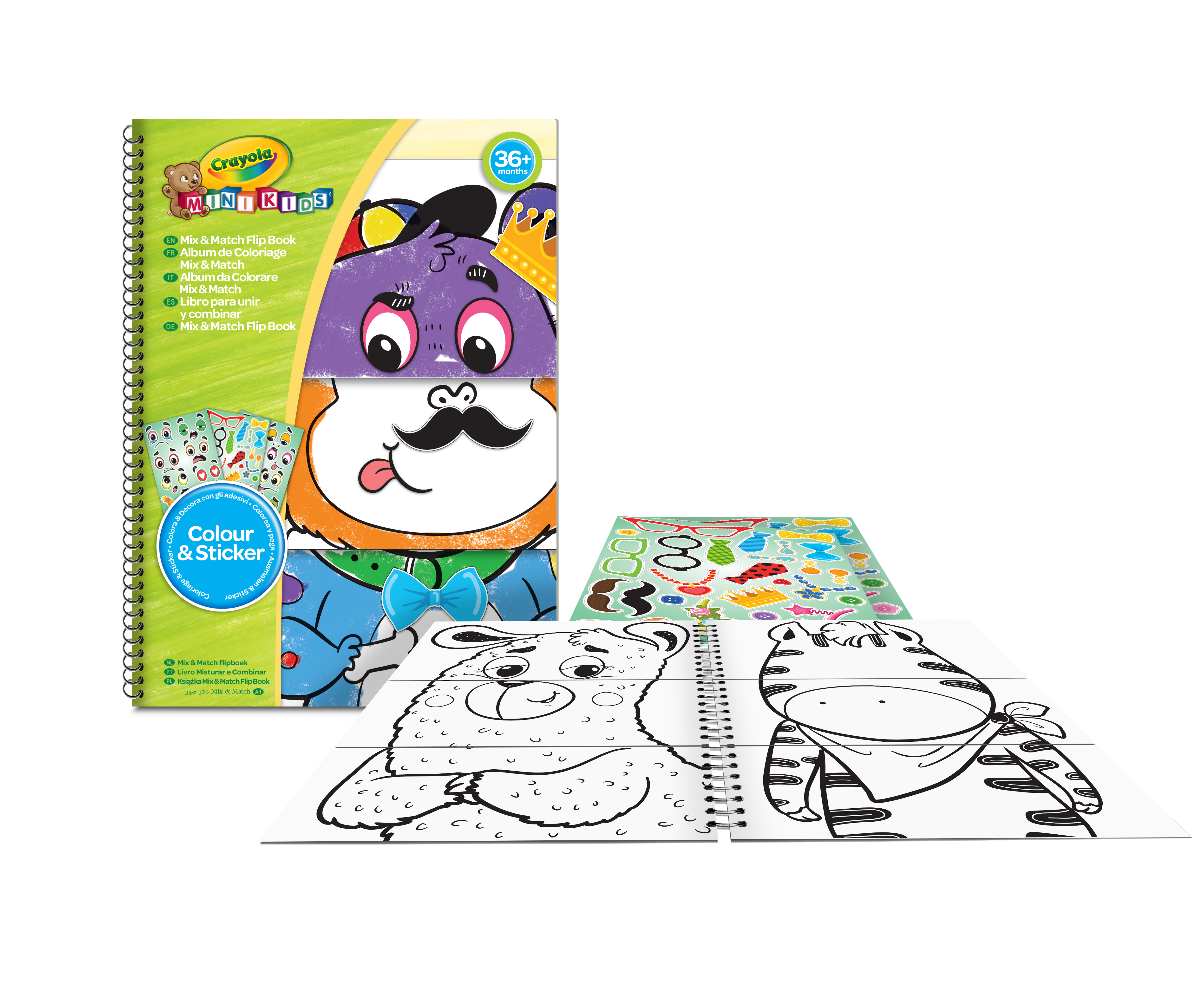 Crayola Album Abbina & Colora MINI KIDS