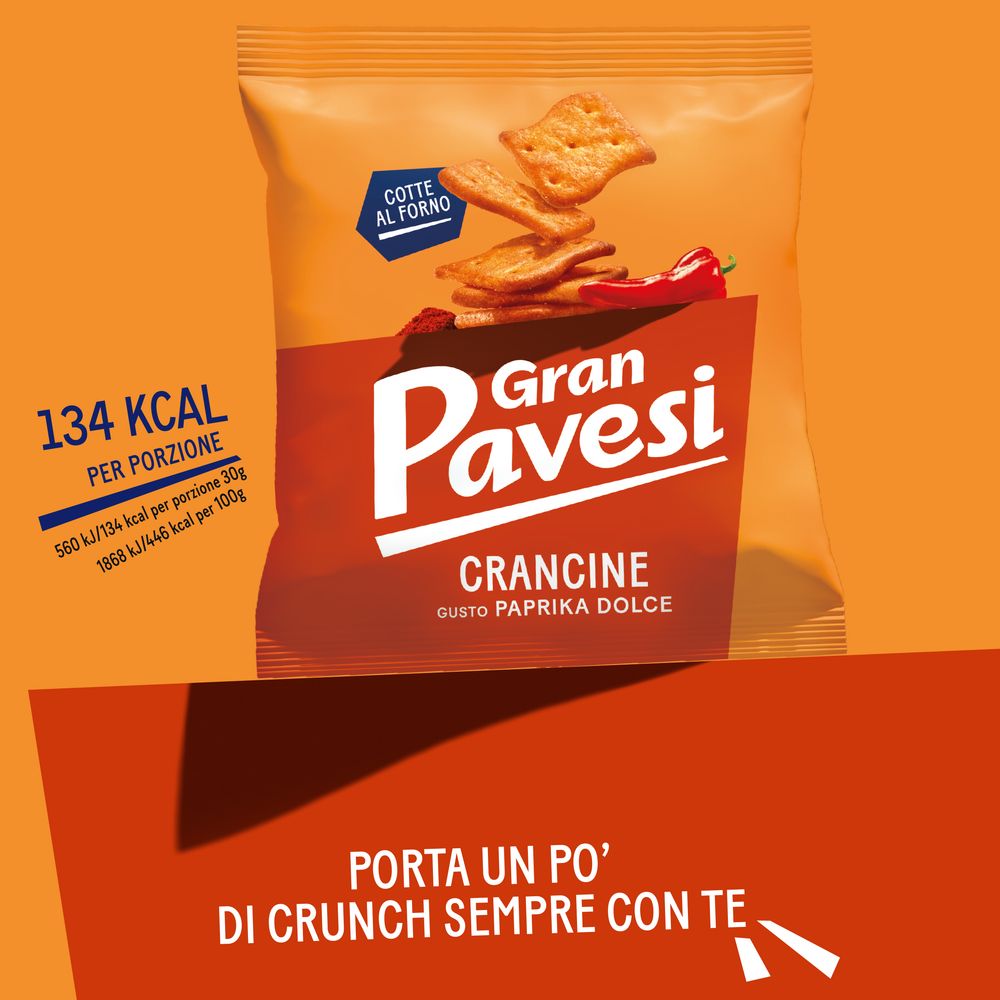 Gran Pavesi Crancine Paprika Dolce 180g