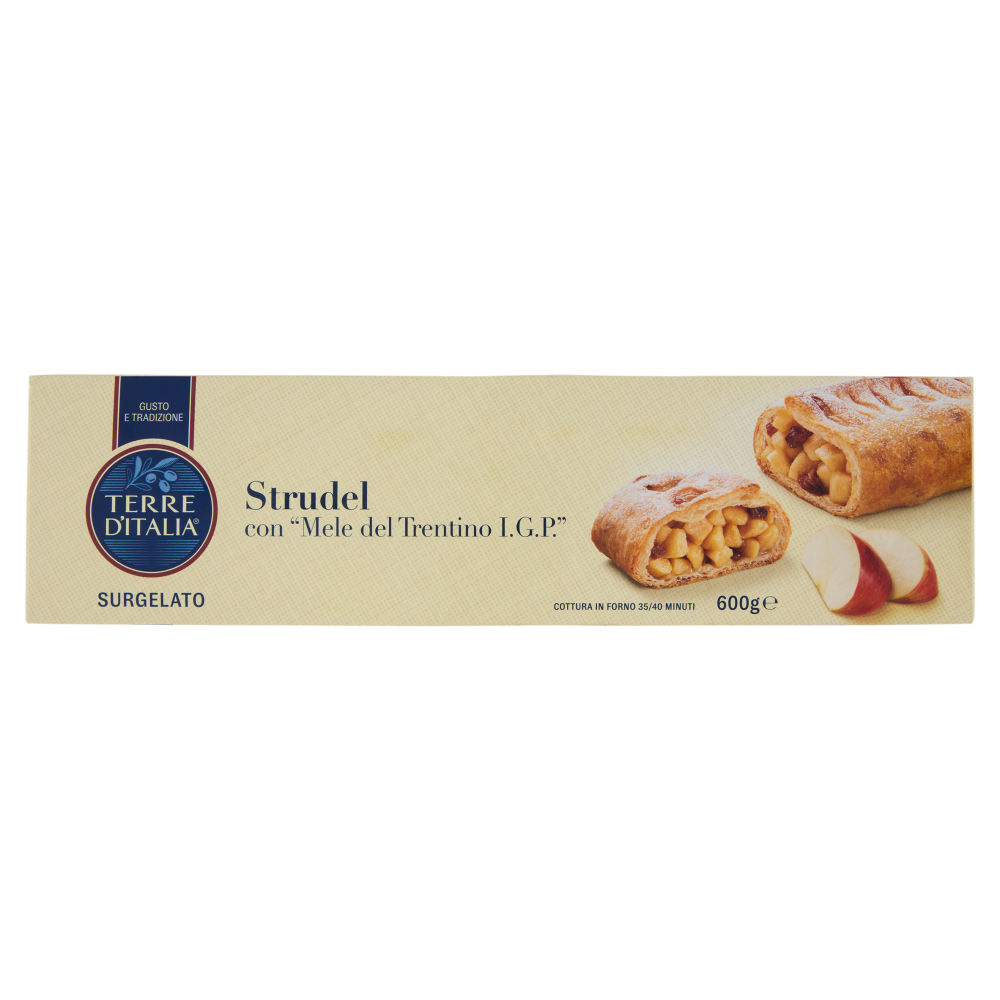 Terre d'Italia Strudel con "Mele del Trentino I.G.P." Surgelato 600 g