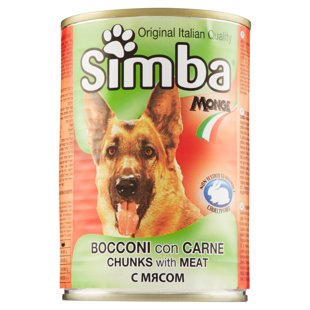 Simba Bocconi con Carne 415 g