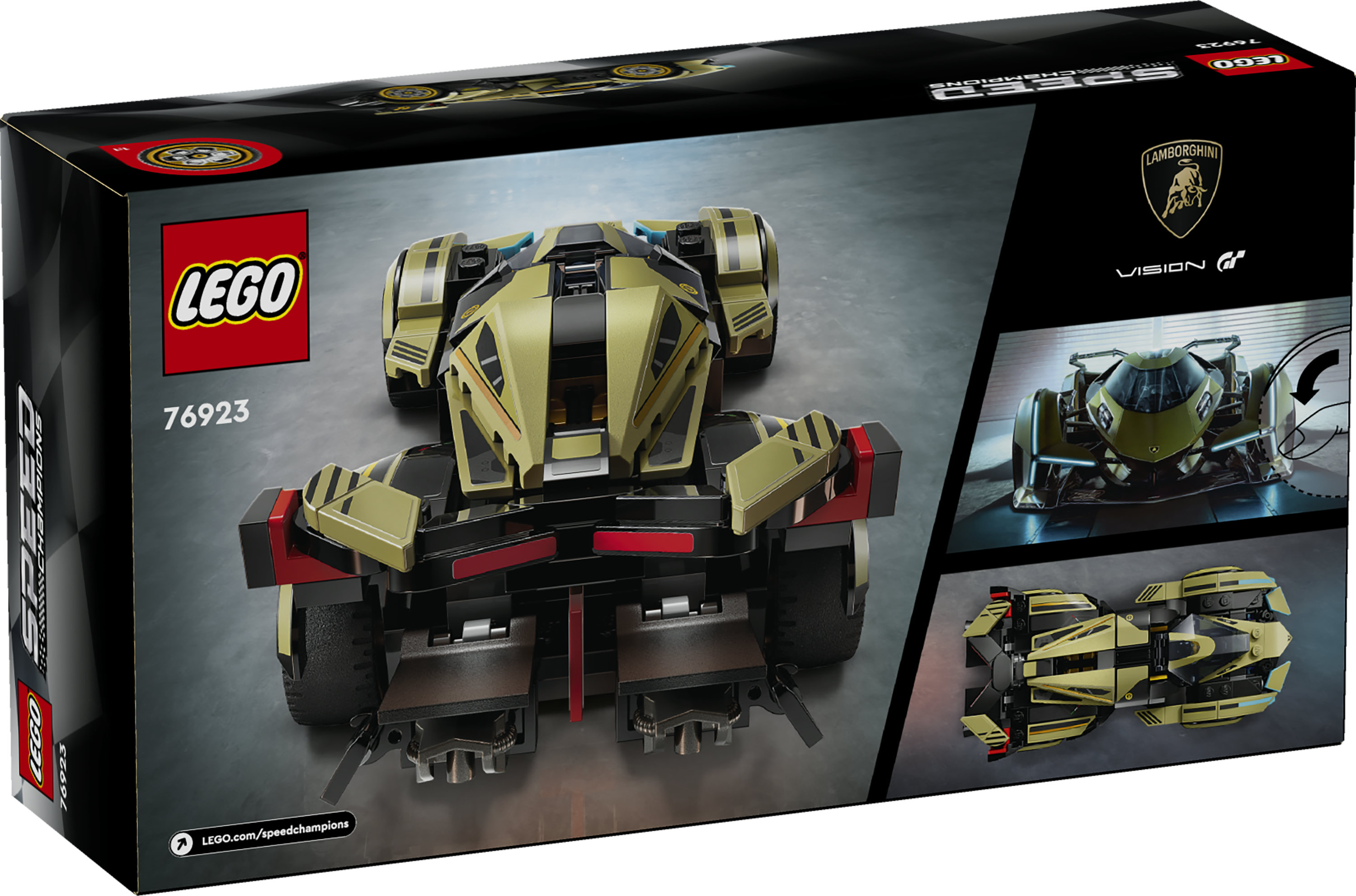 LEGO Speed Champions 76923 Super Car Lamborghini Lambo V12 Vision GT, Macchina Giocattolo da Collezione per Bambini 10+ Anni
