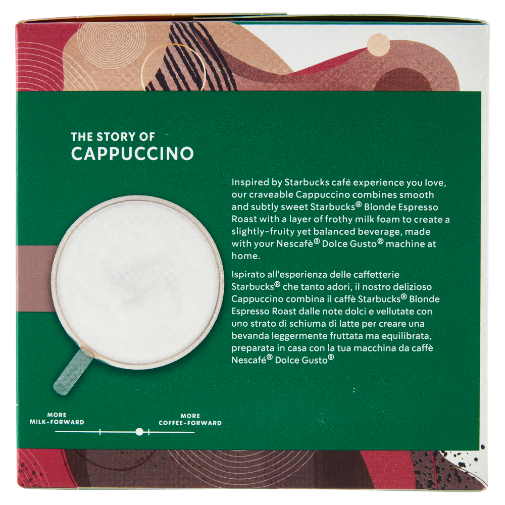 STARBUCKS Cappuccino by Nescafé Dolce Gusto 12 capsule 120 g