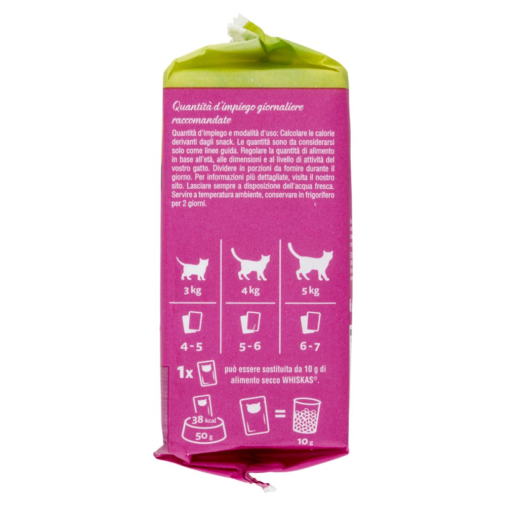 Whiskas Pranzetti Cibo Umido Gatto con Pollo e Tacchino in Salsa 6 x 50 g