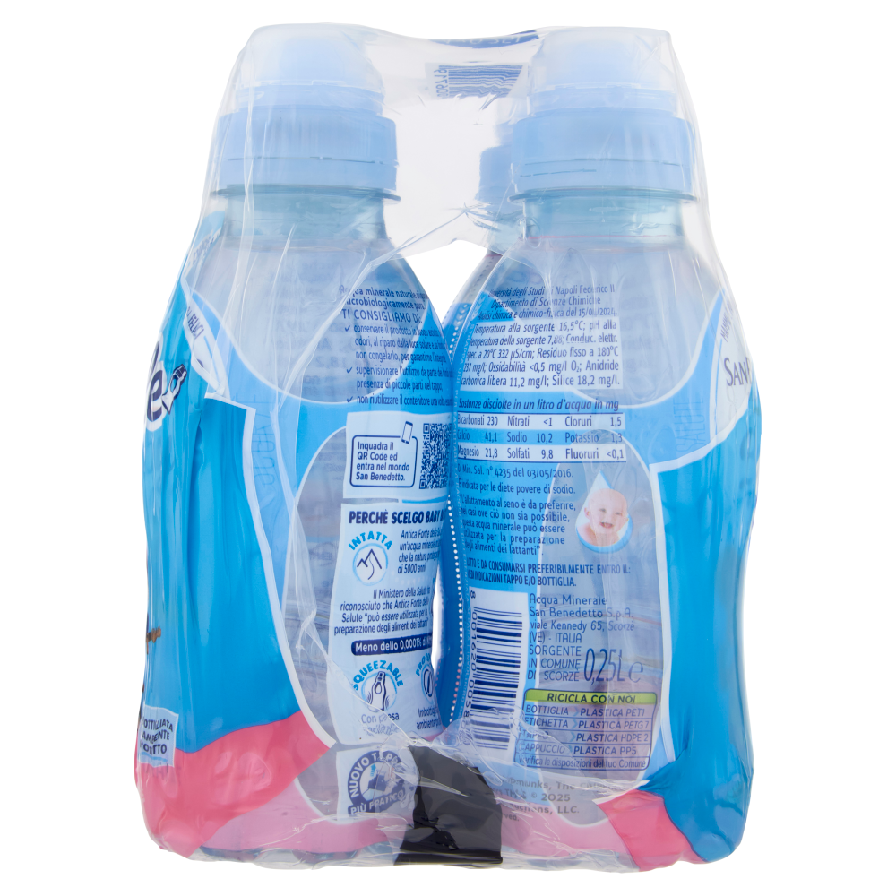 San Benedetto Baby Bottle Naturale P&P fardello 4x0,25L