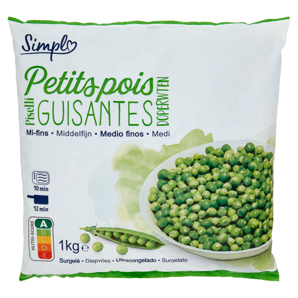 Simpl Piselli Medi Surgelato 1 kg