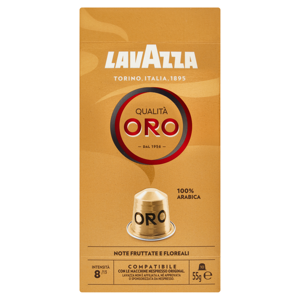 Lavazza Qualità Oro Compatibile con Nespresso Original 10 Capsule 55 g