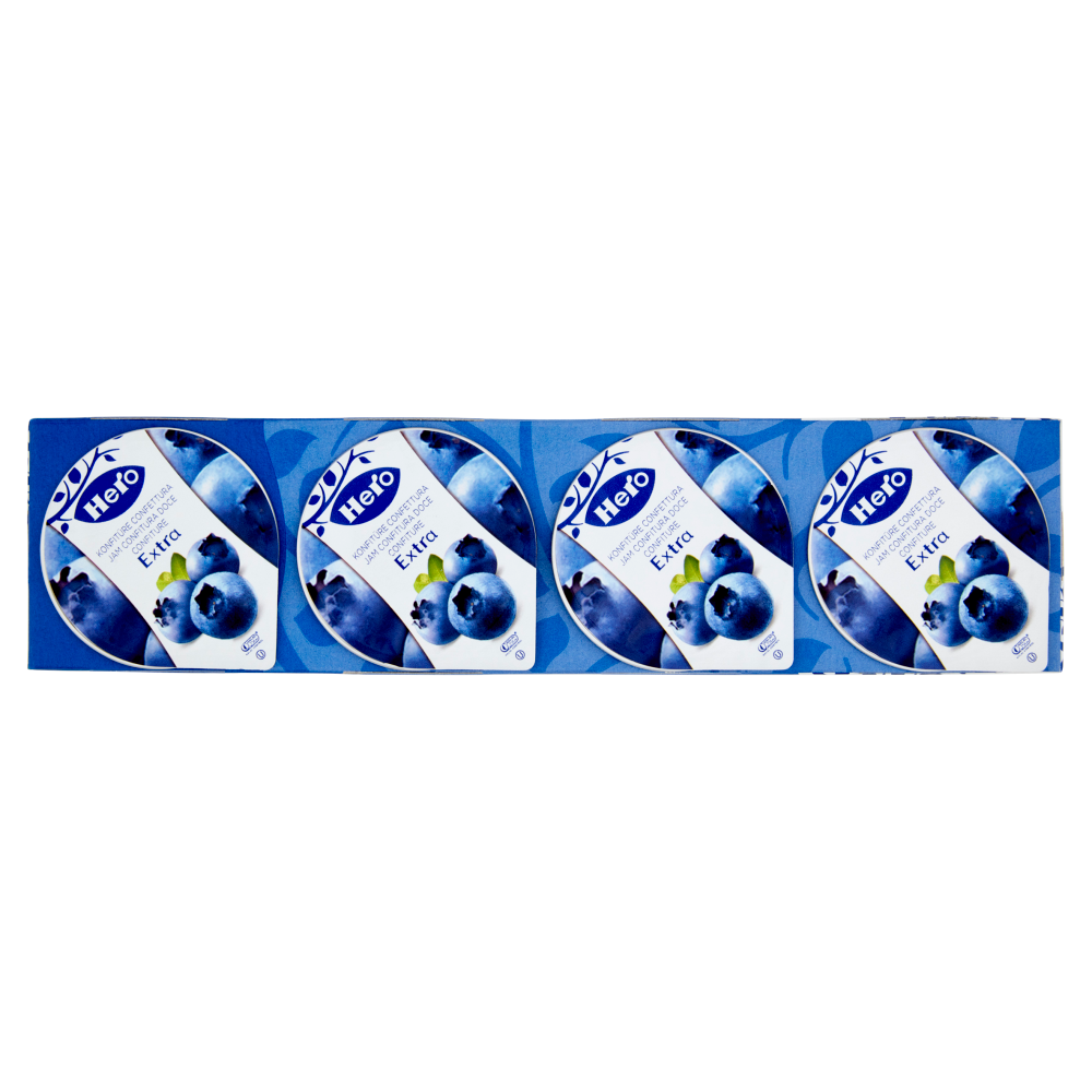 Hero Extra Confettura di Mirtilli 4 x 25 g