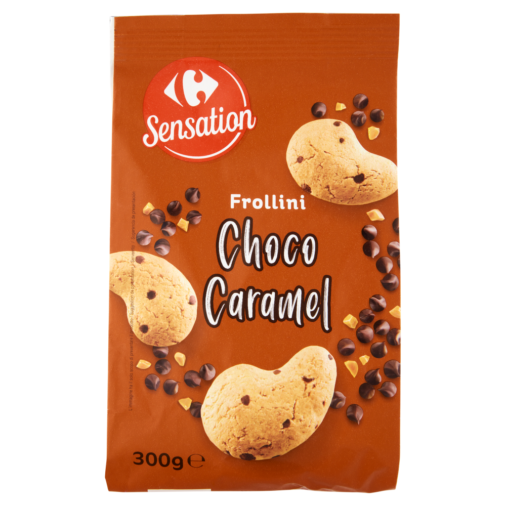 Carrefour Sensation Frollini Choco Caramel 300 g