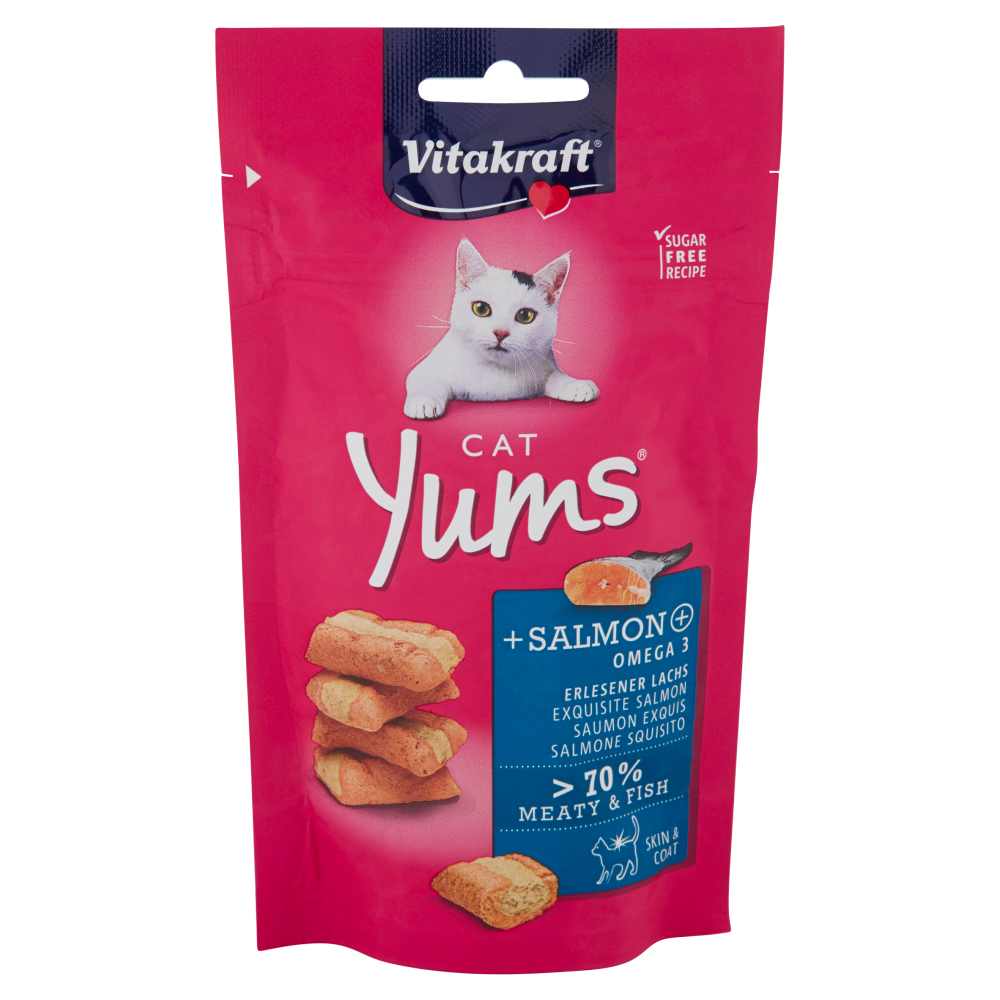 Vitakraft Cat Yums + Salmon + Omega 3  40 g