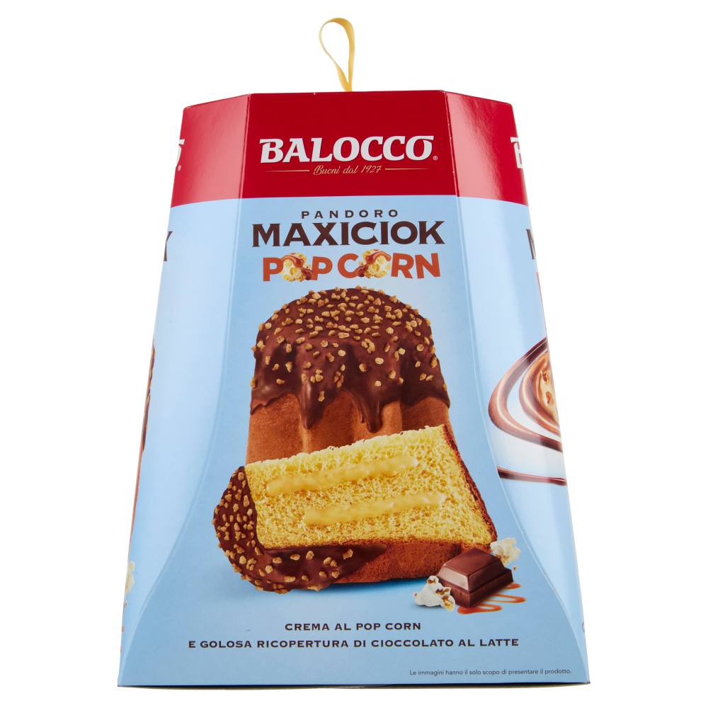 Balocco Pandoro Maxiciok Pop Corn 800 g
