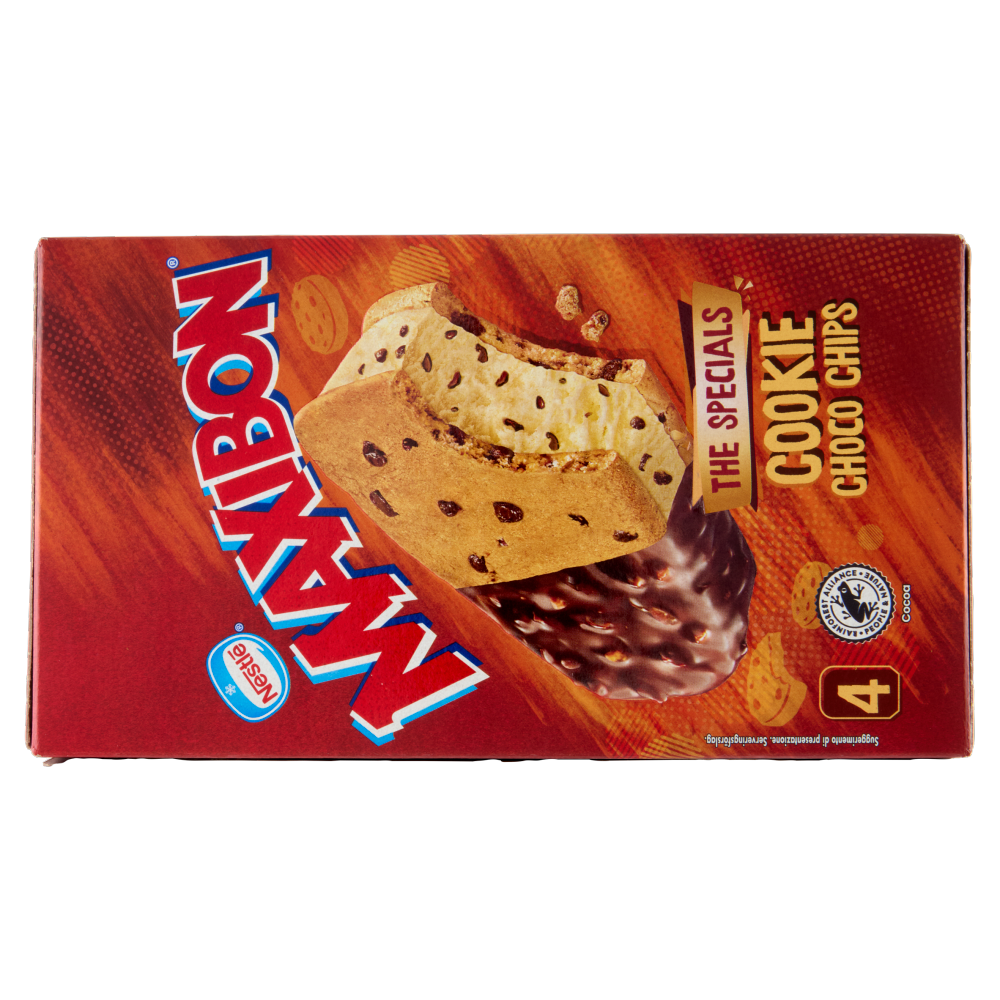 NESTLÉ Maxibon The Specials Cookie Choco Chips 4x60g