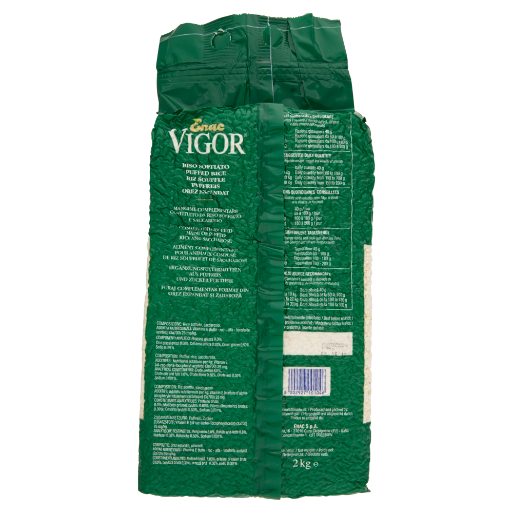 Enac Vigor riso soffiato vitaminizzato 2 kg