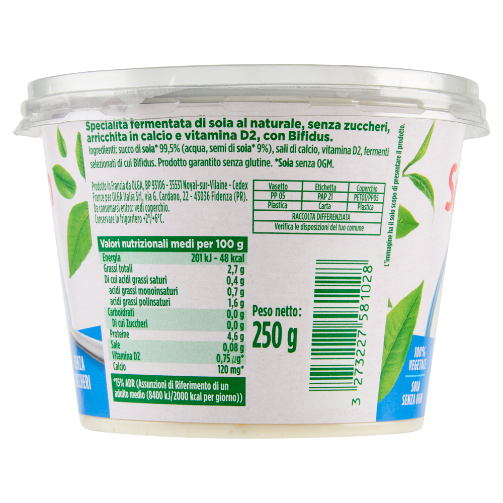 Sojasun Bifidus Bianco 250 g