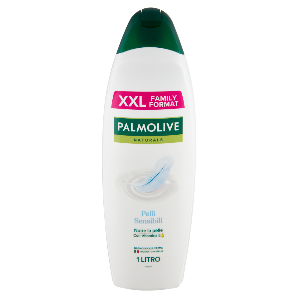 Palmolive bagnoschiuma Naturals Latte Idratante pelli sensibili 1 L