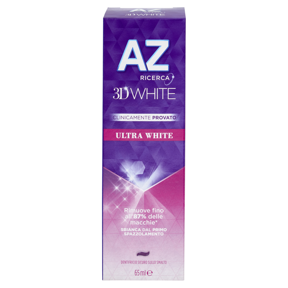 AZ Ricerca Dentifricio 3D White Ultra White 65 ml