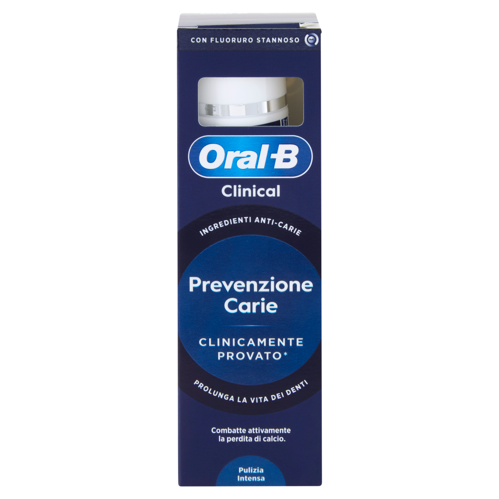 Oral-B Clinical Dentifricio Prevenzione Carie Pulizia Intensa 75 ml