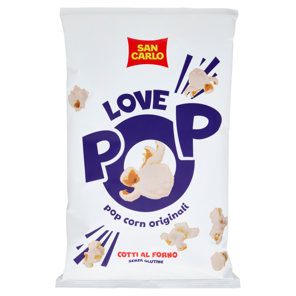 San Carlo Love Pop pop corn originali 100 g