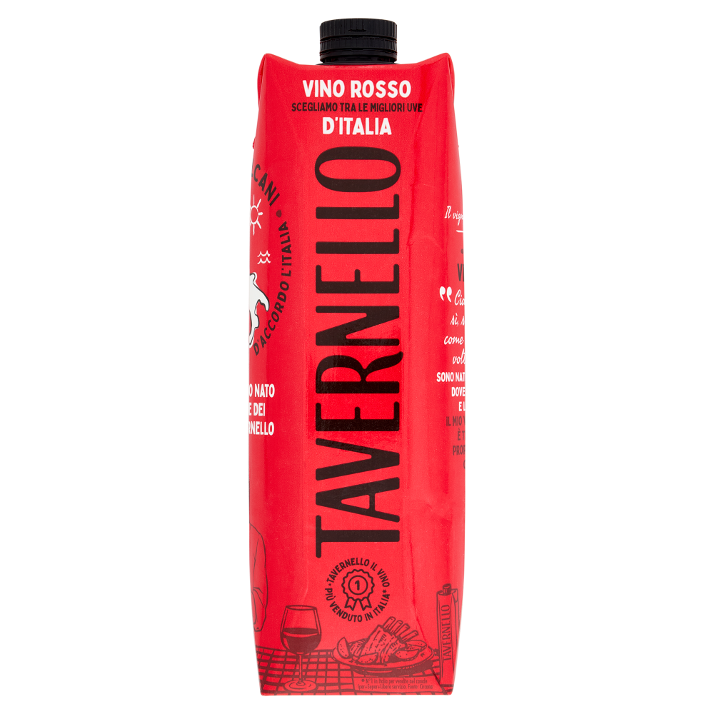 Tavernello Vino Rosso d'Italia 1 L
