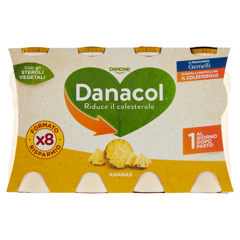 Danacol Danone yogurt da bere che riduce il colesterolo Carrefour
