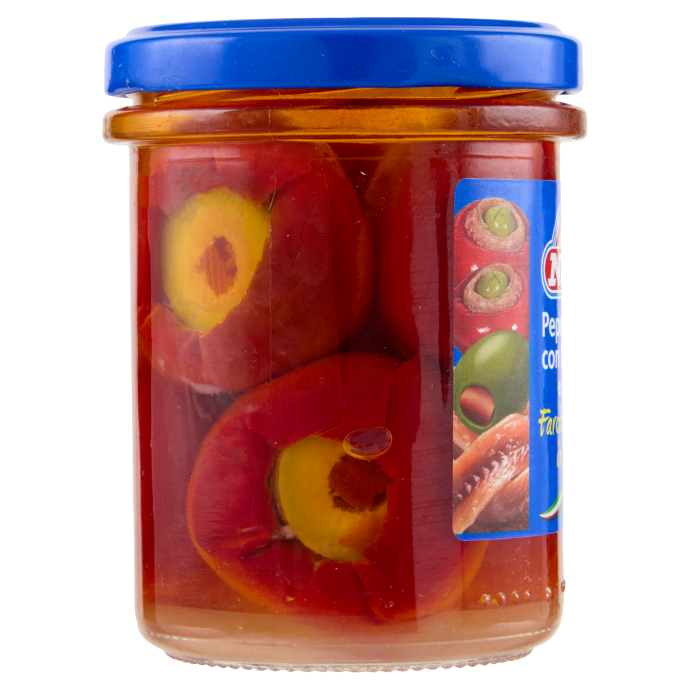 Neri Peperoncini con acciuga e oliva 190 g