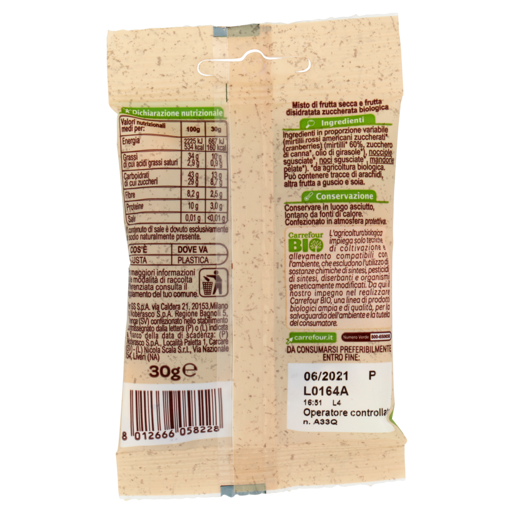 Carrefour Bio Mix Ritmo 30 g