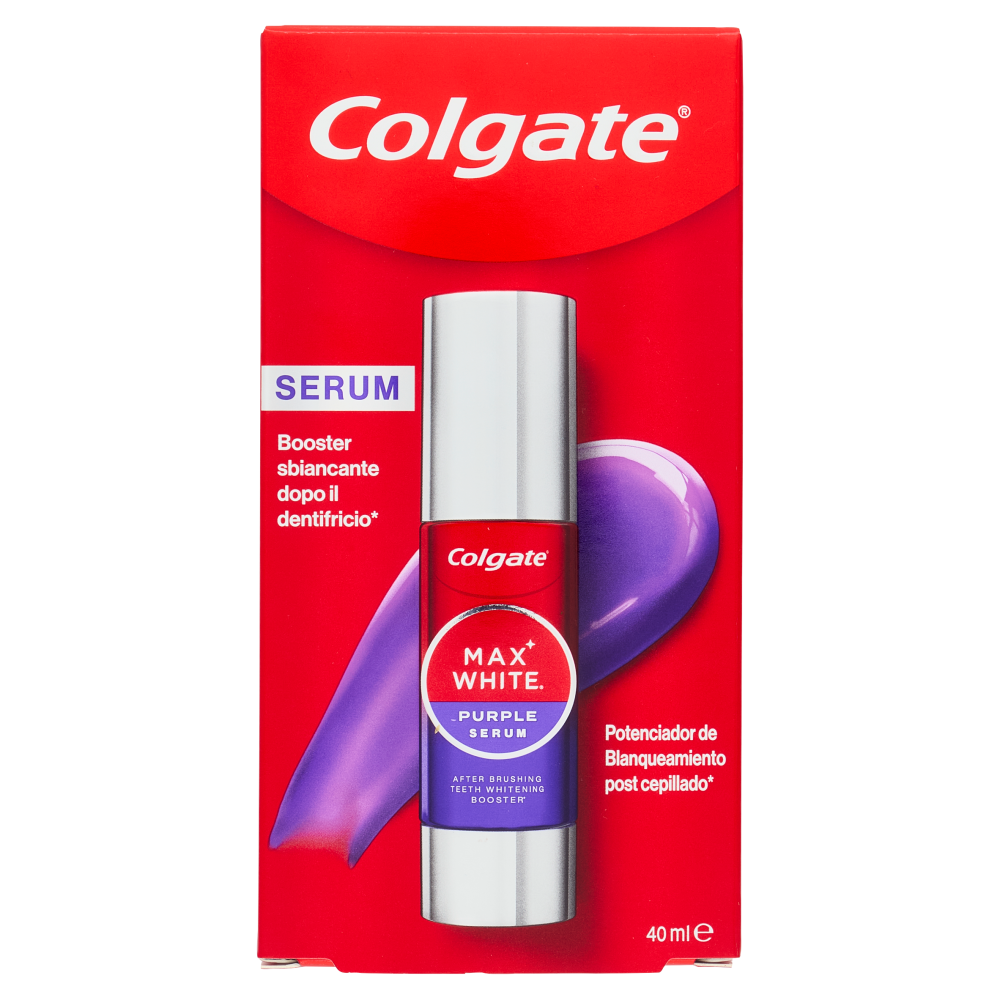 Colgate booster sbiancante Max White Purple Serum 40 ml