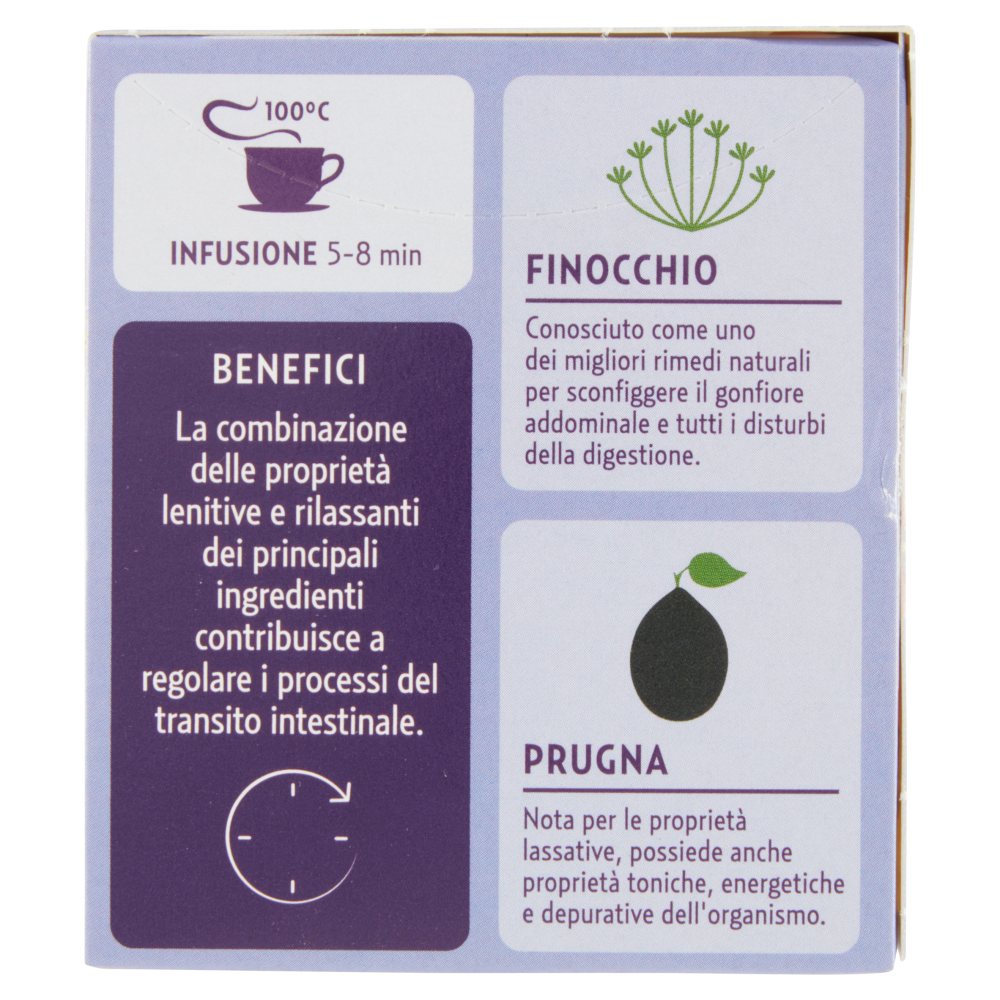 Pompadour Le Tisane Regolarit&agrave; con Finocchio e Prugna 18 x 2,2 g