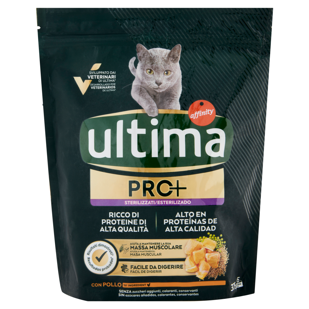 ultima Cat Pro+ Sterilizzati con Pollo 375 g