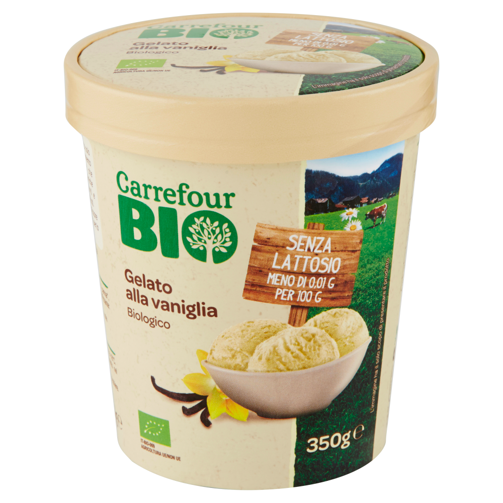 Carrefour Bio Gelato alla vaniglia Biologico 350 g