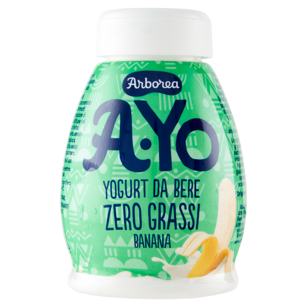 Arborea A-Yo Yogurt da Bere Zero Grassi Banana 200 g