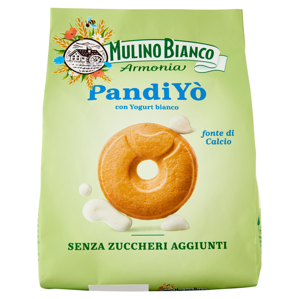 Mulino Bianco Armonia Pandiyò Biscotti Yogurt Bianco Senza Zuccheri Aggiunti Fonte di Calcio 270g