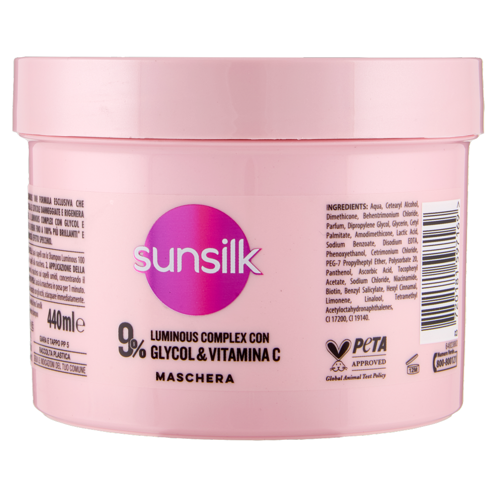 sunsilk Luminous 100 Maschera 440 ml