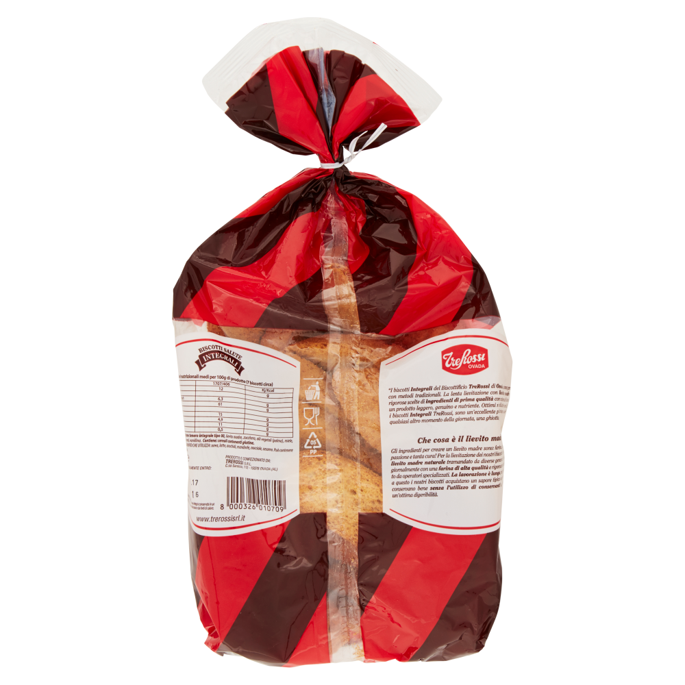 TreRossi Biscotti Salute Integrali 500 g
