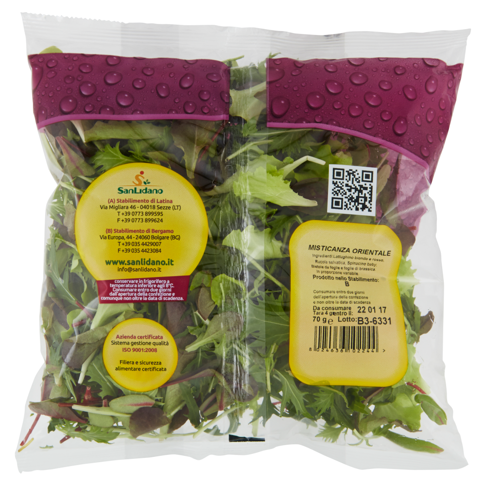 Ortopronto Misticanza Orientale 70 g