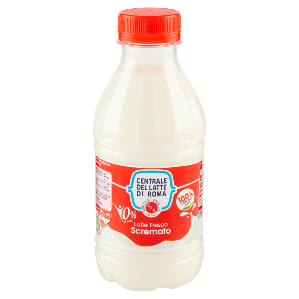 Centrale del Latte di Roma 0% di Grassi Latte Fresco Scremato 500 ml