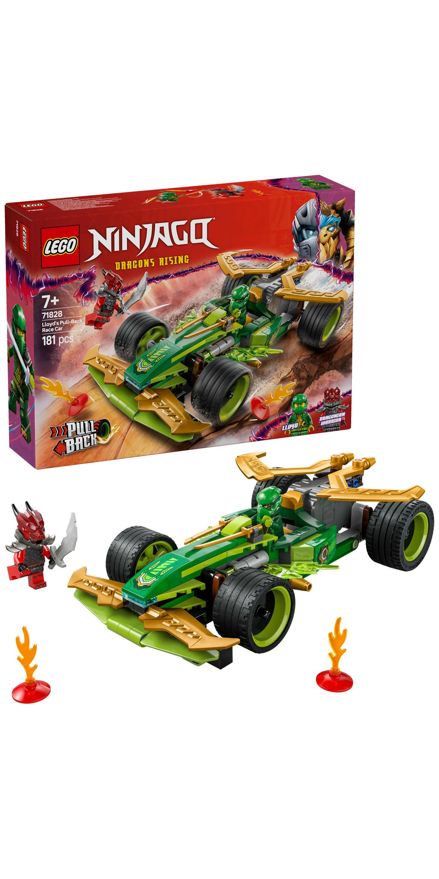 LEGO NINJAGO Racer pull-back di Lloyd