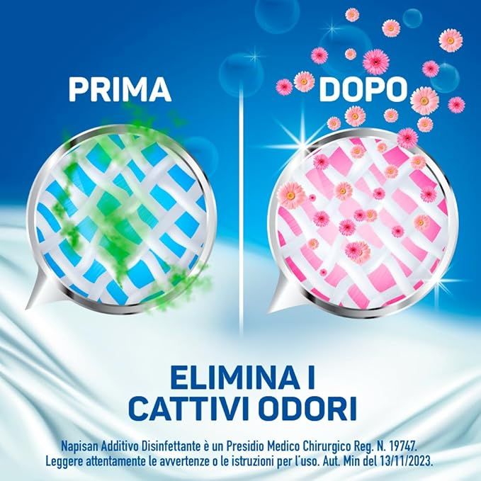 Napisan Additivo Bucato Disinfettante Liquido Primavera 2,2L